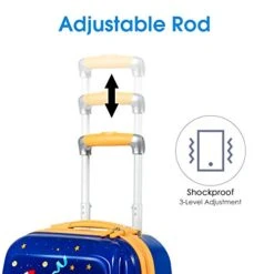 Goplus Kids Luggage Set, 12" & 18" Kids Carry On Luggage Set, Multi-directional Wheels Suitcase, Large Capacity Rolling Trolley Suitcase, Gift For Boys And Girls Toddlers Children Travel (Universe) -Vera Bradley Shop 41zCF8XIK1L