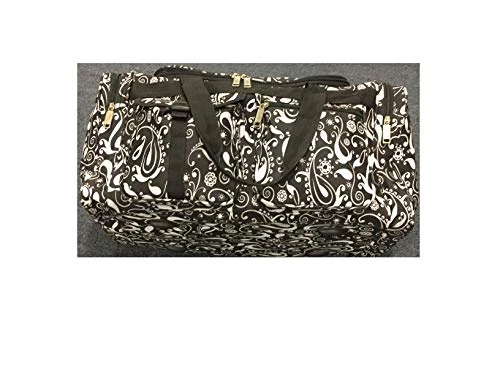 Explorer Flower Paisely Travel Duffel Bag Foldable Lightweight For Women & Men YKK Zipper Gym Carry 8 Explorer Flower Paisely Travel Duffel Bag Foldable Lightweight For Women & Men YKK Zipper Gym Carry - Image 6