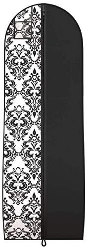 Gusseted Gown Garment Bag For Women’s Prom And Bridal Wedding Dresses - Travel Folding Loop, ID 7 Gusseted Gown Garment Bag For Women’s Prom And Bridal Wedding Dresses - Travel Folding Loop, ID - Image 5