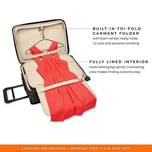 Briggs & Riley Baseline Uprights, Black, Essential 2-Wheel Carry-On 14 Briggs & Riley Baseline Uprights, Black, Essential 2-Wheel Carry-On - Image 12