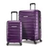Samsonite Tech 2.0 Hardside Expandable Luggage With Spinner Wheels, Purple, 2-Piece Set (21/27)