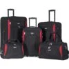Flieks 5 Piece Luggage Set Deluxe Expandable Rolling Suitcase (black&red) 2 Flieks 5 Piece Luggage Set Deluxe Expandable Rolling Suitcase (black&red) -Vera Bradley Shop 41zsVEVwoVL 161cb5d5 153b 401c a73b cebc1aa68b5d