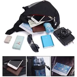 SINOKAL Sling Bag Chest Shoulder Backpack Casual Crossbody Shoulder Triangle Packs Daypacks For Men Women Canvas Digital Camera Bags With Charging Port For Sport Outdoor Gym Travel Hiking (Black) 14 SINOKAL Sling Bag Chest Shoulder Backpack Casual Crossbody Shoulder Triangle Packs Daypacks For Men Women Canvas Digital Camera Bags With Charging Port For Sport Outdoor Gym Travel Hiking (Black) -Vera Bradley Shop 51 A 2BZuxl1L