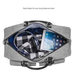 Amzbag Expandable Travel Duffel Bag XXL Capacity Weekender Bag With Leather Handle Suit Carry On 15 Amzbag Expandable Travel Duffel Bag XXL Capacity Weekender Bag With Leather Handle Suit Carry On -Vera Bradley Shop 5100X3yGEoL