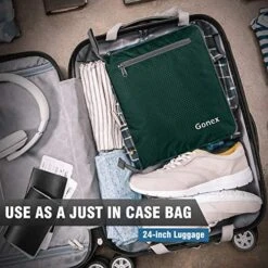 Gonex 150L Travel Duffel Bag Foldable Extra Large Duffle Bag XL Heavy Duty For Men Women For Luggage Shopping Blackish Green -Vera Bradley Shop 510ZHpjfg0L