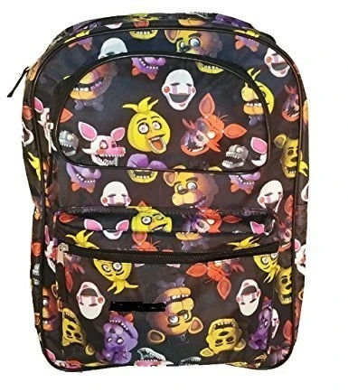 Five Nights At Freddy's Characters 16in Allover Print Backpack Bookbag 3 Five Nights At Freddy's Characters 16in Allover Print Backpack Bookbag