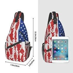 American Flag Fish Sling Bag Crossbody Backpack Shoulder Casual Chest Bags For Travel Gym Sport Hiking 14 American Flag Fish Sling Bag Crossbody Backpack Shoulder Casual Chest Bags For Travel Gym Sport Hiking -Vera Bradley Shop 510lu1yhY8S