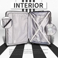 COOLIFE Luggage Expandable Suitcase PC+ABS 3 Piece Set With TSA Lock Spinner Carry On 20in24in28in (Wine Red, 3 Piece Set) -Vera Bradley Shop 5117t8YAP0L a7739f96 062a 4903 a6c9 97f5f6504155