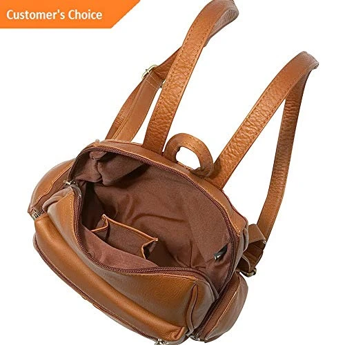 Sandover Le Donne Leather Zip Around Backpack/Purse 4 Colors Backpack Handbag NEW | Model LGGG - 3 Sandover Le Donne Leather Zip Around Backpack/Purse 4 Colors Backpack Handbag NEW | Model LGGG -