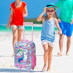 Kids Suitcase, Rolling Luggage With Wheels For Girls - Unicorn -Vera Bradley Shop 5127yn9Ns2S