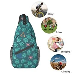 Ani-mal Cro-ss-ing Sling Bag Chest Bag Waterproof Crossbody Shoulder Bag Adjustable Travel Hiking Casual Daypack Gym Sport Backpack Travel Cycling Bike Outdoor Rucksack For Men Women 10 Ani-mal Cro-ss-ing Sling Bag Chest Bag Waterproof Crossbody Shoulder Bag Adjustable Travel Hiking Casual Daypack Gym Sport Backpack Travel Cycling Bike Outdoor Rucksack For Men Women -Vera Bradley Shop 512ReUhiCVS
