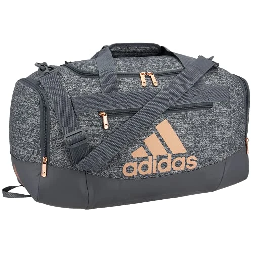 Adidas Defender 4 Small Duffel Bag, Jersey Onix Grey/Rose Gold/Onix Grey 3 Adidas Defender 4 Small Duffel Bag, Jersey Onix Grey/Rose Gold/Onix Grey