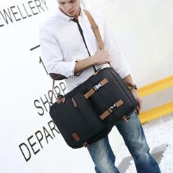 CoolBELL Convertible Briefcase Backpack Messenger Bag Shoulder Bag Laptop Case Business Briefcase Travel Rucksack Multi-Functional Handbag Fits 17.3 Inch Laptop For Men/Women (Grey) -Vera Bradley Shop 513WRm3iquL