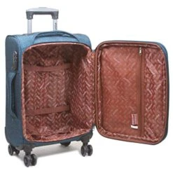 Dejuno Aurora Lightweight Denim 3-Piece Spinner Luggage Set, Navy -Vera Bradley Shop 513yViphPQL