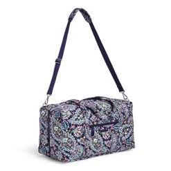Vera Bradley Women's Cotton Lay Flat Travel Duffle Bag, French Paisley, One Size 11 Vera Bradley Women's Cotton Lay Flat Travel Duffle Bag, French Paisley, One Size -Vera Bradley Shop 514As h93HL