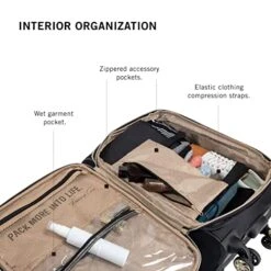 Kenneth Cole Reaction Women's Chelsea Luggage Chevron Softside 8-Wheel Spinner Expandable Suitcase Collection, Black, 20-Inch Carry On -Vera Bradley Shop 514ZvCCq7 L 6b8e254f 0663 4924 a85e 439db192ec06