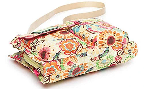 Lily Bloom BUSY BEE In Yellow Flower Garden Regina Crossbody Bag | Eco-Friendly | Multiple Pockets/Compartments 4 Lily Bloom BUSY BEE In Yellow Flower Garden Regina Crossbody Bag | Eco-Friendly | Multiple Pockets/Compartments - Image 2