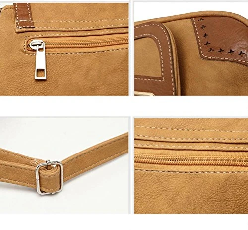 Bibitime Hollow Out Casual Shell Bags Beach Travel School Campus Pu Flat Cross Body Shoulder Bag 7 Bibitime Hollow Out Casual Shell Bags Beach Travel School Campus Pu Flat Cross Body Shoulder Bag - Image 5