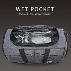 Canway Sports Gym Bag, Travel Duffel Bag With Wet Pocket & Shoes Compartment for Men Women, 45L, Lightweight -Vera Bradley Shop 514zuhHBVjS