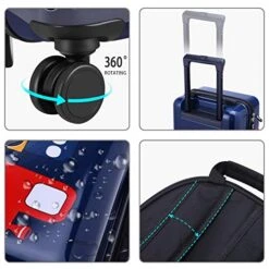 IPlay, ILearn Kids Carry On Luggage Set, 18" Hardside Rolling Suitcase W/ Spinner Wheels, Hard Shell Travel Luggage W/ Backpack For Boys Toddlers Children -Vera Bradley Shop 5157s7 WDpL