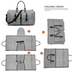 Amzbag Expandable Travel Duffel Bag XXL Capacity Weekender Bag With Leather Handle Suit Carry On 11 Amzbag Expandable Travel Duffel Bag XXL Capacity Weekender Bag With Leather Handle Suit Carry On -Vera Bradley Shop 515Ht 2BH1VmL