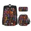 Five Nights At Freddy'S Backpack 3pcs Set Youth Boys Shoulder Bag Girls Bookbag With Lunch Bog Pencil Case Teens -Vera Bradley Shop 515MVf4cZ6S