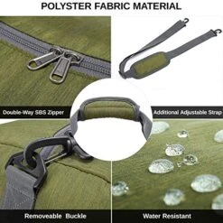 CAMEL CROWN 100L Extra Large Duffle Bag Travel Bag Lightweight Foldable Luggage For Outdoor Camping -Vera Bradley Shop 515jamNHV2L