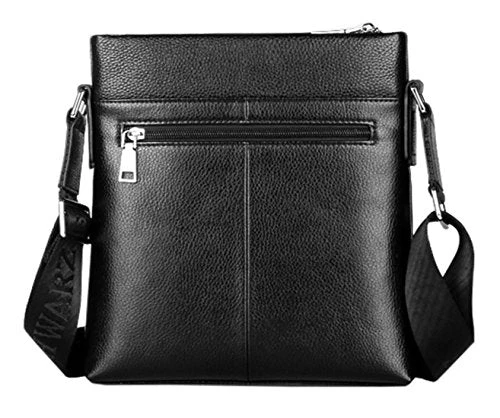 Saierlong New Mens Black Genuine Leather Briefcase Messenger Bags Business Handbags 4 Saierlong New Mens Black Genuine Leather Briefcase Messenger Bags Business Handbags - Image 2