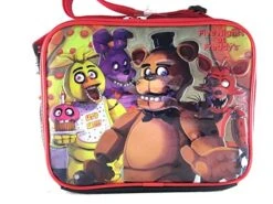 Bonny Five Nights At Freddys Large School Roller Backpack 16" FNAF Trolley Rolling Bag Plus Lunch -Vera Bradley Shop 515unLsbSmL