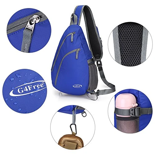 G4Free Lightweight Packable Sling Shoulder Backpack Small Chest Crossbody Bag Rusksack Hiking 5 G4Free Lightweight Packable Sling Shoulder Backpack Small Chest Crossbody Bag Rusksack Hiking - Image 3