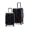American Tourister Moonlight Hardside Expandable Luggage With Spinner Wheels, Speckle Black, 2-Piece Set (21/24) -Vera Bradley Shop 516JvGPFzVL