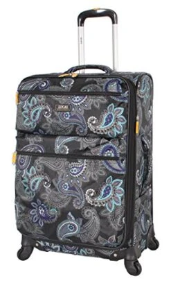 Lucas Designer Luggage Collection - 3 Piece Softside Expandable Ultra Lightweight Spinner Suitcase Set - Travel Set Includes 20 Inch Carry On, 24 Inch & 28 Inch Checked Suitcases (Diva) 15 Lucas Designer Luggage Collection - 3 Piece Softside Expandable Ultra Lightweight Spinner Suitcase Set - Travel Set Includes 20 Inch Carry On, 24 Inch & 28 Inch Checked Suitcases (Diva) -Vera Bradley Shop 516aFRYJtuL 1dd98cb5 b9df 407c 9902 7a16a3d6f784