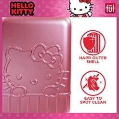 Ful Hello Kitty 21 Inch Rolling Luggage, Hardshell Carry On Suitcase With Wheels, Pink (HKFL0002AZ-650) -Vera Bradley Shop 516kyuiKqnL