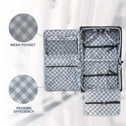 Travelpro Luggage Maxlite 5 22" Lightweight Carry-on Rolling Garment Bag, Suitcase, Black -Vera Bradley Shop 5171Ifz1rSL 38462fc6 8770 4720 bc4e 2a997e0167c5