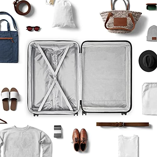 3 Piece Set Luggage Sets Women Men Teens Travel Suitcase With Lightweight TSA Lock Spinner, Home Outdoor Carry On Luggage With 4 Double Silent Wheels Adjustable Handle 20in 24in 28in, Blue 6 3 Piece Set Luggage Sets Women Men Teens Travel Suitcase With Lightweight TSA Lock Spinner, Home Outdoor Carry On Luggage With 4 Double Silent Wheels Adjustable Handle 20in 24in 28in, Blue - Image 4