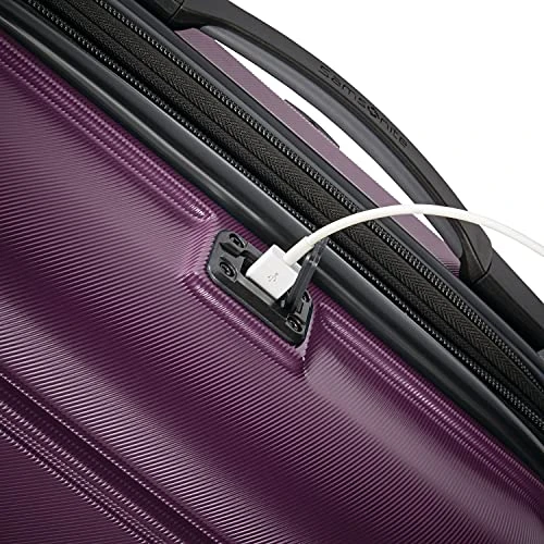 Samsonite Omni 2 Hardside Expandable Luggage With Spinner Wheels, Purple, Carry-On 20-Inch 8 Samsonite Omni 2 Hardside Expandable Luggage With Spinner Wheels, Purple, Carry-On 20-Inch - Image 6