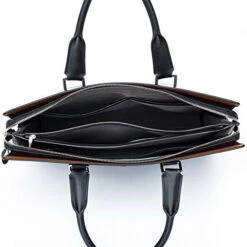 Bostanten Formal Leather Briefcase Shoulder Laptop Business Bag For Men Black 16 Bostanten Formal Leather Briefcase Shoulder Laptop Business Bag For Men Black -Vera Bradley Shop 517ydzKYNiL
