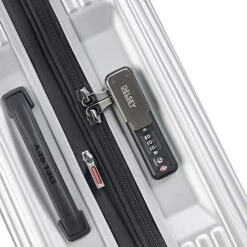 DELSEY Paris Securitime Expandable Luggage With Spinner Wheels, Silver, Checked-Medium 25 Inch 13 DELSEY Paris Securitime Expandable Luggage With Spinner Wheels, Silver, Checked-Medium 25 Inch -Vera Bradley Shop 5184sitZQDL