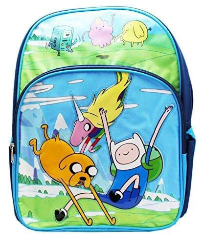 Adventure Time Jake, Finn, And Lady Rainicorn Full Size Kids Backpack (16In) 3 Adventure Time Jake, Finn, And Lady Rainicorn Full Size Kids Backpack (16In)