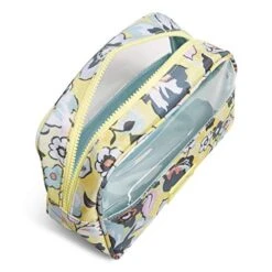 Vera Bradley Women's Recycled Lighten Up Reactive Cosmetic Makeup Organizer Set Bag, Sunny Garden, One Size 7 Vera Bradley Women's Recycled Lighten Up Reactive Cosmetic Makeup Organizer Set Bag, Sunny Garden, One Size -Vera Bradley Shop 518UBGFyFtL