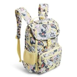 Vera Bradley Womens Recycled Lighten Up Reactive Daytripper Backpack Bookbag, Sunny Garden, One Size US -Vera Bradley Shop 518fJw79aQL