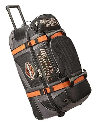 Harley Davidson Harley-Davidson Bar & Shield Logo 22" Carry-On Wheeling Duffel Bag 99415-BLACK 3 Harley Davidson Harley-Davidson Bar & Shield Logo 22" Carry-On Wheeling Duffel Bag 99415-BLACK