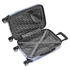 Steve Madden 20 Inch Carry On Luggage Collection - Scratch Resistant (ABS + PC) Hardside Suitcase - Designer Lightweight Bag With 8-Rolling Spinner Wheels (Diamond) -Vera Bradley Shop 518vTIxsHYL 798dc335 0afa 47e0 aea0 23c51354d9f4