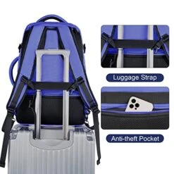 Travel Backpack For Women, 50L Carry On Backpack With Wet Bag Expandable Flight Approved Luggage Backpack Suitcase,Extra Large Weekender Bag Water Resistant Lightweight Daypack Gift For Traveler Women -Vera Bradley Shop 519KjjKV lL