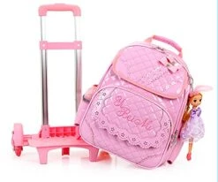 Meetbelify Rolling Backpacks For Girls School Bags Trolley Handbag With Lunch Bag Style B-Pink 15 Meetbelify Rolling Backpacks For Girls School Bags Trolley Handbag With Lunch Bag Style B-Pink -Vera Bradley Shop 519vtPT9HnL 8028ef59 43d5 4952 bfda 76cee60f4ce4