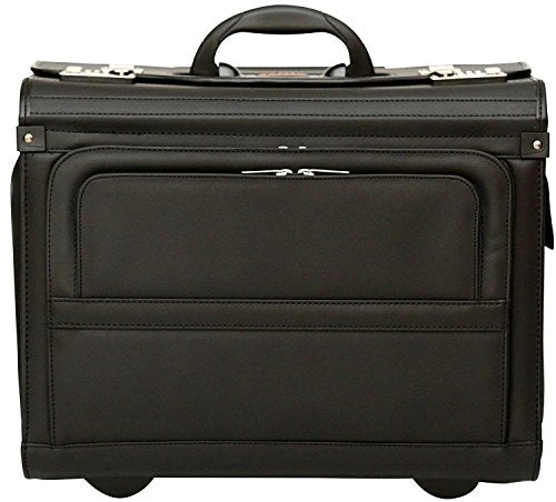 Wheeled Pilot Case Rolling 17.3" Laptop Roller Bag Briefcase Hand Luggage Flight Cabin 11 Wheeled Pilot Case Rolling 17.3" Laptop Roller Bag Briefcase Hand Luggage Flight Cabin - Image 9
