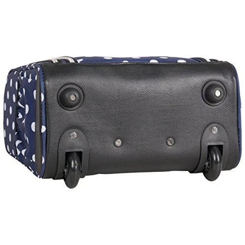 Heritage Travelware Albany Park 16" 600d Polka Dot Polyester 2-Wheel Underseater Carry-on 6 Heritage Travelware Albany Park 16" 600d Polka Dot Polyester 2-Wheel Underseater Carry-on - Image 4