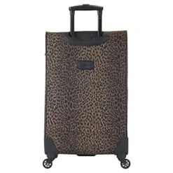 American Flyer Animal Print 5-Piece Spinner Luggage Set, Leopard Black -Vera Bradley Shop 51AfWcazemL