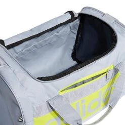 Adidas Court Lite Duffel Bag, Halo Silver/Acid Yellow, One Size -Vera Bradley Shop 51BS4BlV2mL