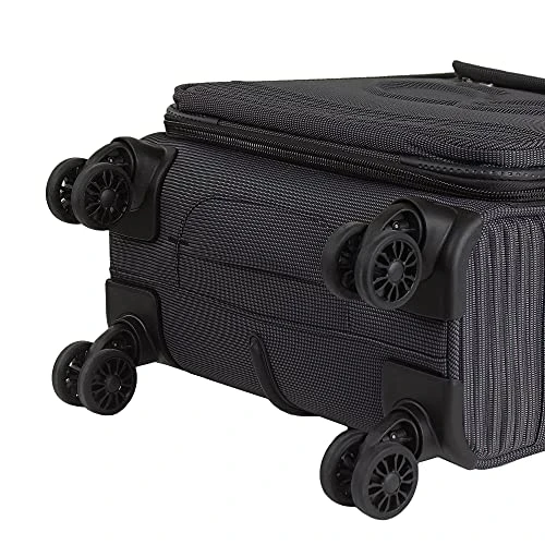Cloe Carry-On 20 Inch Luggage With 360º-spinner Wheels In Black Color 7 Cloe Carry-On 20 Inch Luggage With 360º-spinner Wheels In Black Color - Image 5